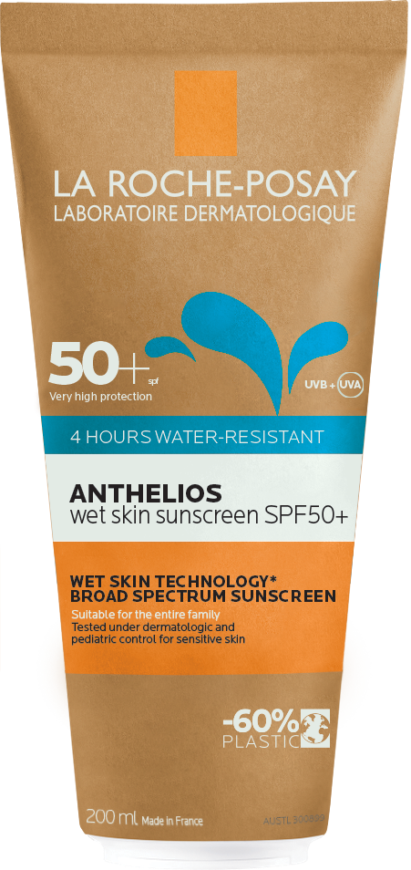 La Roche Posay Anthelios Wet Skin Sunscreen SPF 50+ Sustainable Tube Sunscreen 200ml