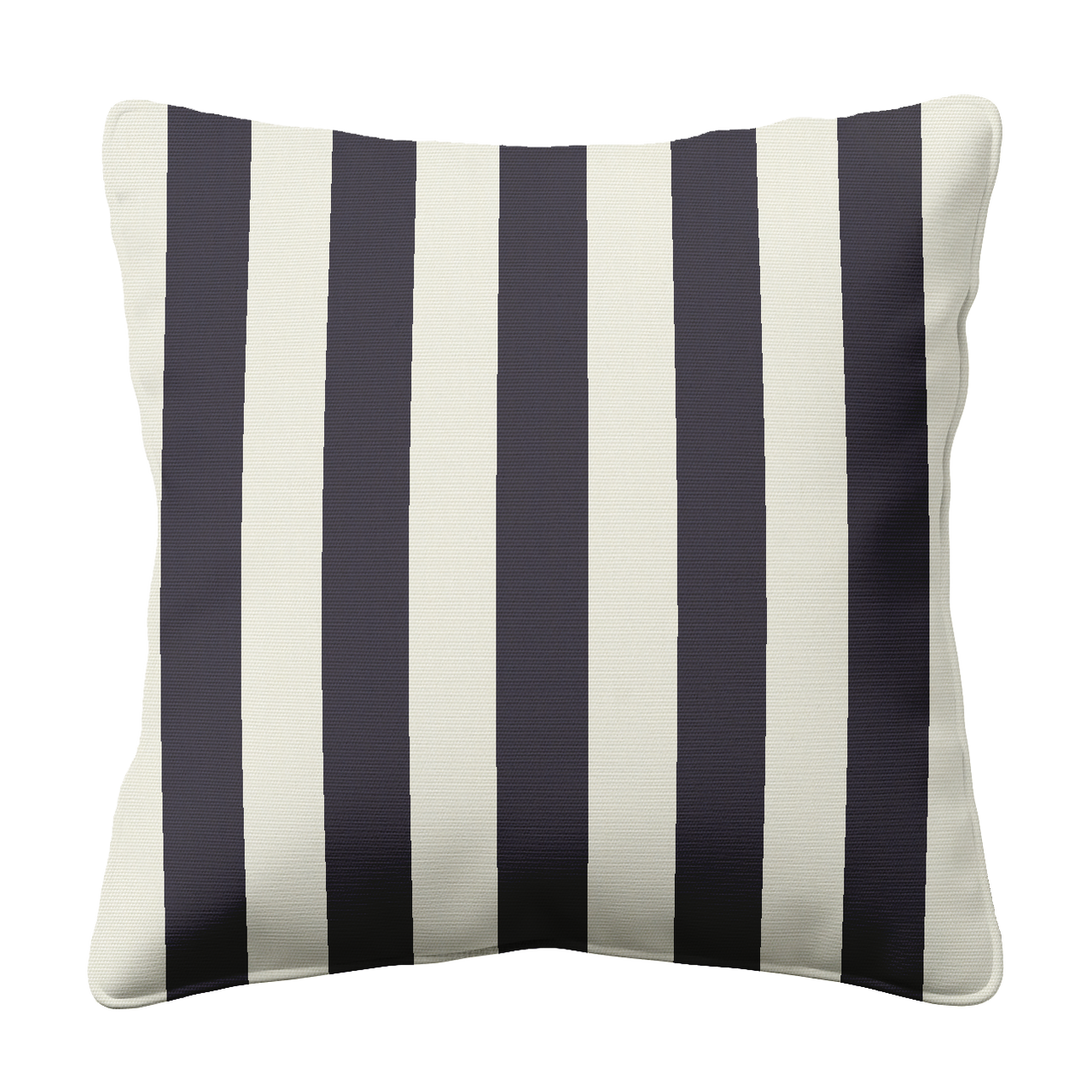 Yacht Stripe Navy Sunbrella Outdoor Cushion