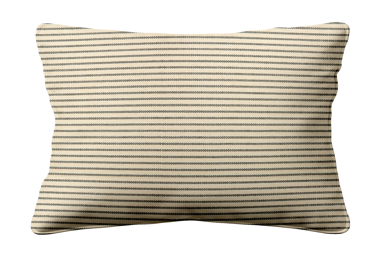 Duck Stripe Vintage Sunbrella Outdoor Cushion