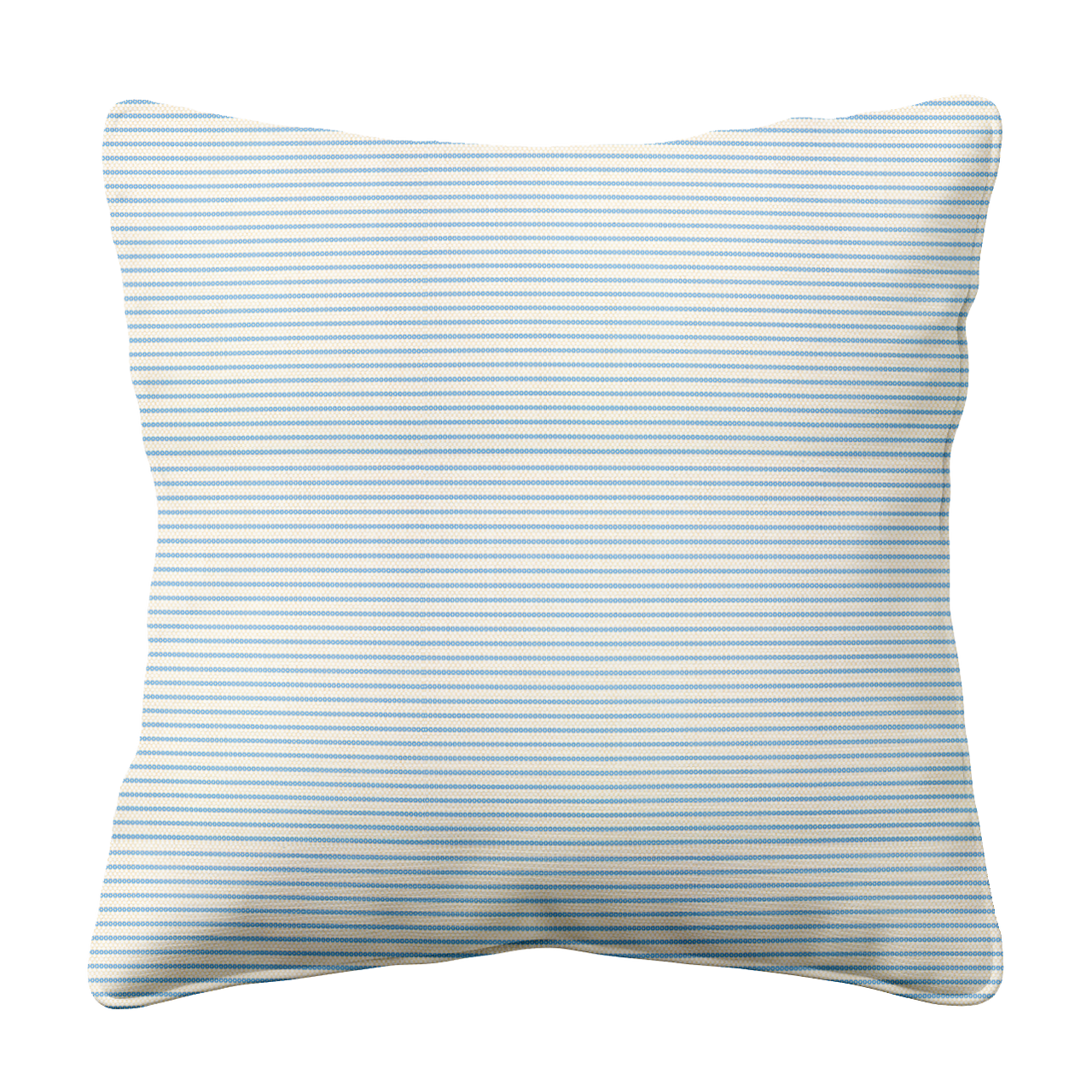 Duck Stripe Sky Sunbrella Outdoor Cushion 50 x 50 (Ex-Display)