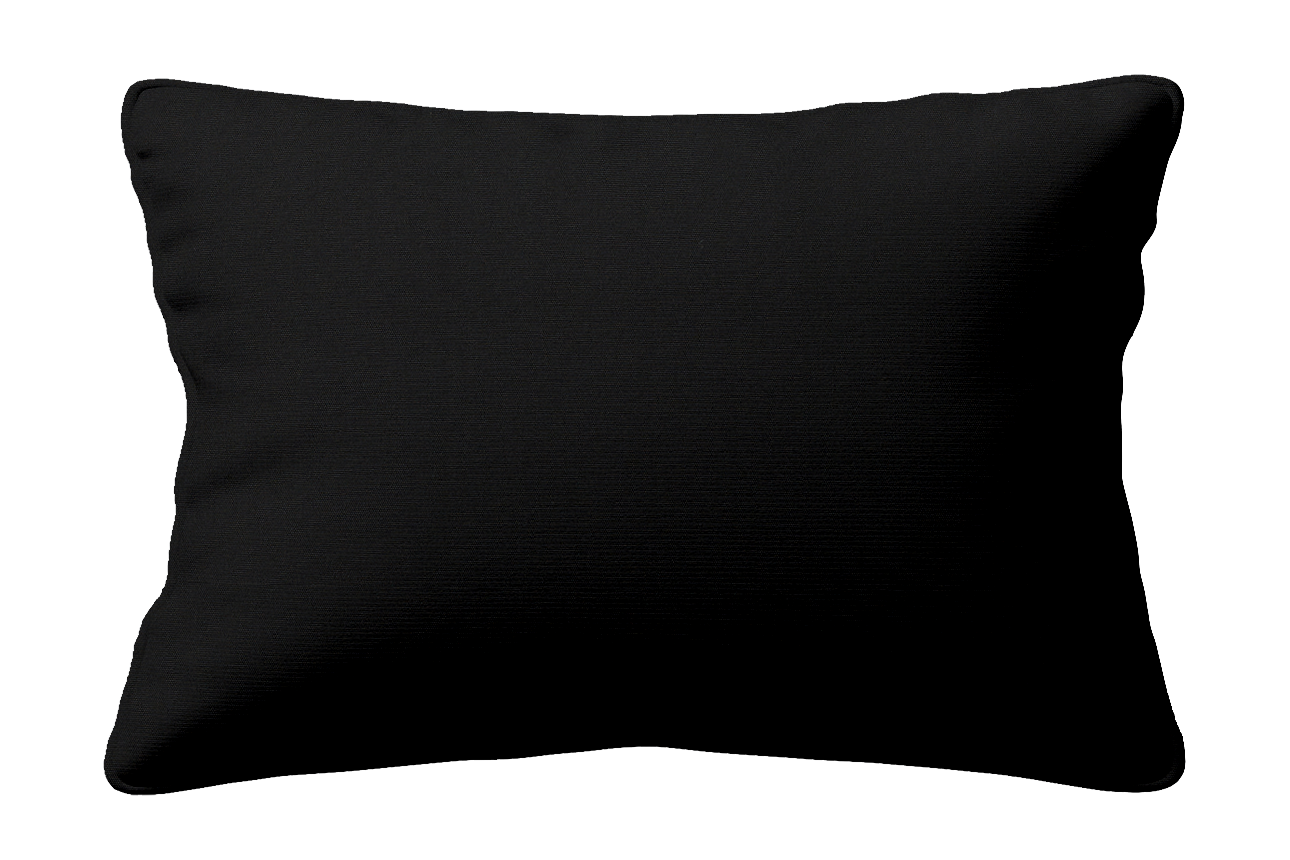 Deauve Black Sunbrella Outdoor Cushion