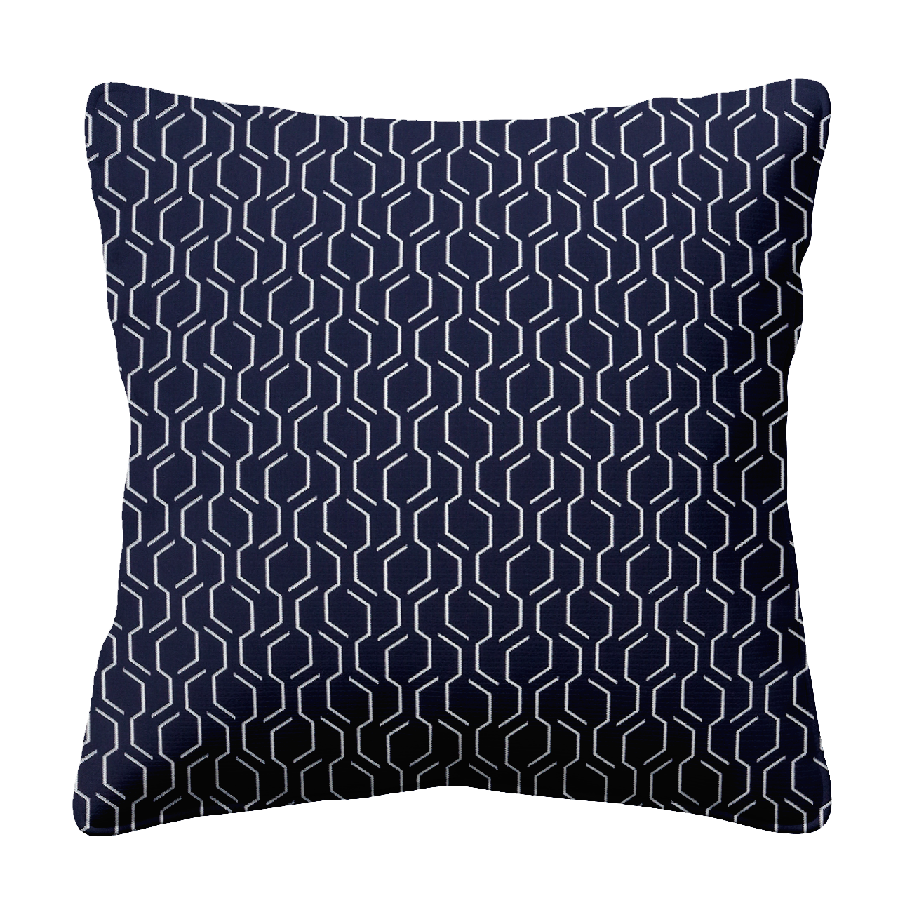 Adaption Indigo Sunbrella Outdoor Cushion 56 x 56 (Discontinued Fabric)
