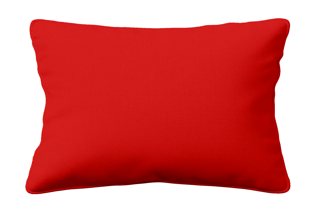 Marine Logo Red Sunbrella Outdoor Cushion