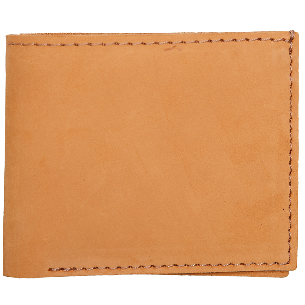 Leather Billfold Tan (XL) (Discontinued Line - slightly faded)