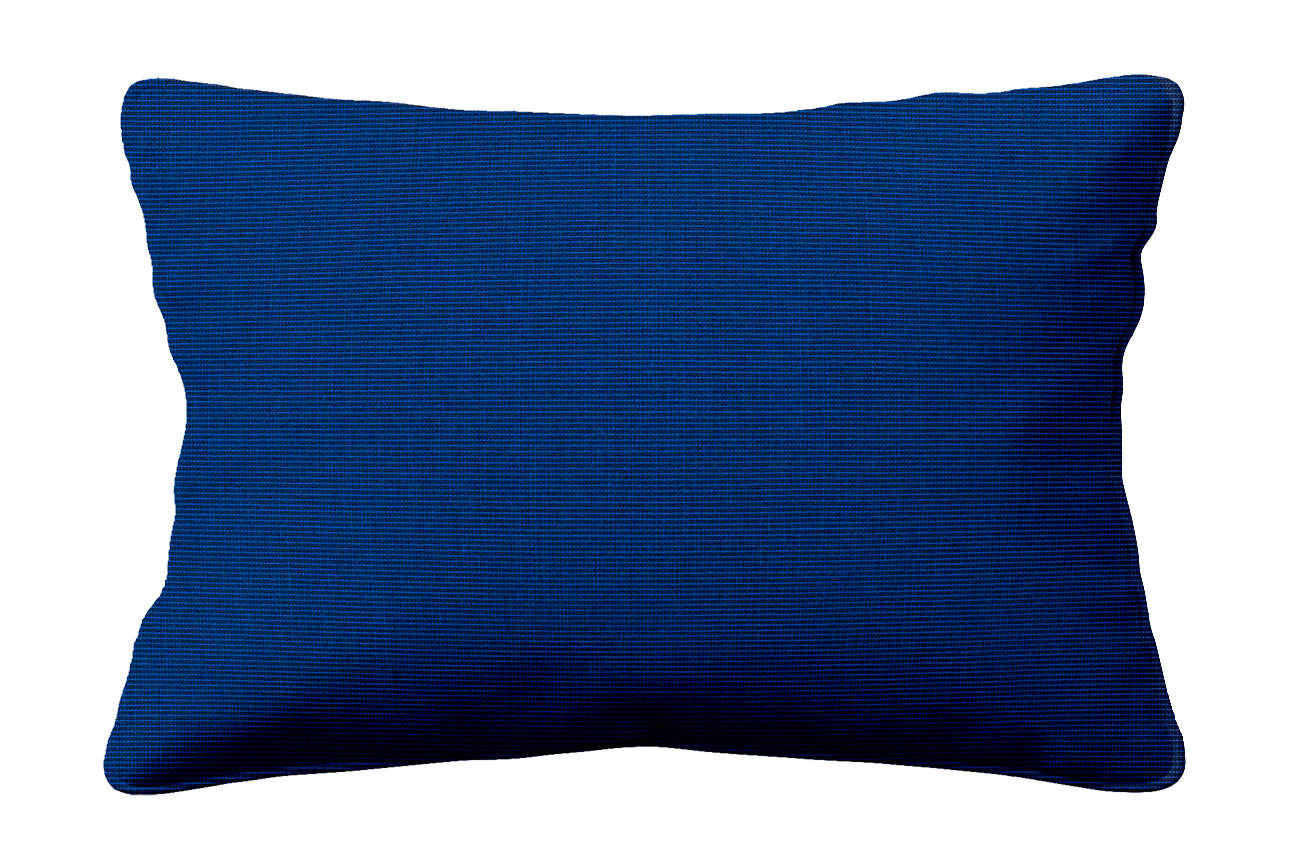 Marine Mediterranean Blue Tweed Sunbrella Outdoor Cushion